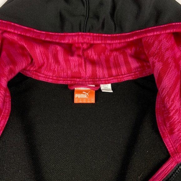 Puma Kids Jacket - Black and Pink - Picture 7 of 7